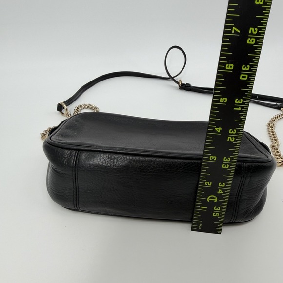 Coach Isla Leather Crossbody Purse Gold Chain Strap 31411 Black Bag - Picture 14 of 14